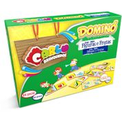 DOMINO FIGURAS/FRUTAS EM MADEIRA 28PC