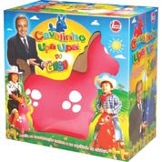 CAVALINHO INFANTIL UPA UPA VINIL ROSA