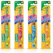 ESCOVA DE DENTE CRAYOLA TIMER LIGHT - PISCA 60 SEG. - GUM