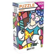 QUEBRA-CABECA CARTONADO ROMERO BRITTO HAPPY 1000 PECAS