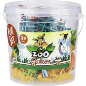 MINIATURA COLECIONAVEL ZOO PLAYSET C/30FIG/ARVORE/CER