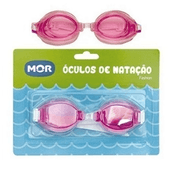 Óculos de Natação Fashion Mor Infantil  - Rosa