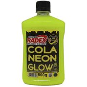 SLIME COLA GLOW NEON AMARELA 500GR.