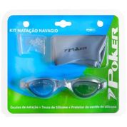 OCULOS DE NATACAO OCULOS+TOUCA+PROTETOR PT/FU/PT