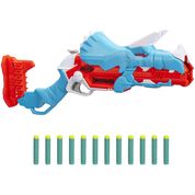 Nerf Lança Dardos Dino Tricera-Blast Acção Tripla com 12 Dardos Oficiais - Hasbro F0804