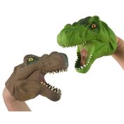 KIT DE LUVAS FANTOCHE DINOSSAURO VERDE E MARRON - ZOOP TOYS