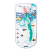 Kit Mergulho Infantil Snorkel de Azul Etilux