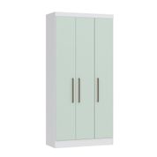 Guarda Roupa Modulado Infinity com 3 Portas - Branco Line/Pistache