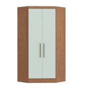 Guarda Roupa Modulado Infinity de Canto com 2 Portas - Macadâmia/Pistache