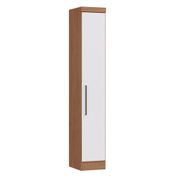 Guarda Roupa Modulado Infinity c/1 Porta - Macadâmia/Branco Line