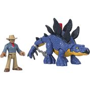 Imaginext Jurassic World Dominion Estegossauro & Dr. Grant