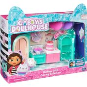 Playset de Luxo Gabby's Dollhouse Cozinha Com Bolo Sunny