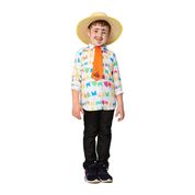 Camisa Bandeirinha Com Gravata Roupa Junina Infantil Masculina