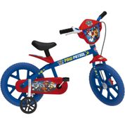 BICICLETA INFANTIL ARO 14 PATRULHA CANINA AZUL