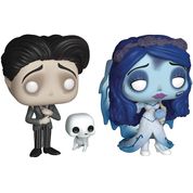 KIT FUNKO POP! A NOIVA-CADAVER - EMILY + VICTOR & SCRABS