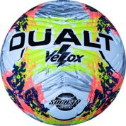 BOLA DE FUTEBOL SOCIETY DUALT VELOX N°5 AM/AZ/VM PVC