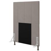 Cabeceira Cama Box Solteiro 90cm D10 Jade Suede Bege - Mpozenato