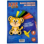 Bloco Criativo 8 cores A4 Color 100g/m 24 Fls 210mmx297mm