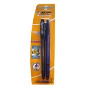 Caneta Bic Slim Click 2 Cores Azul e Preto Ponta 1.0mm