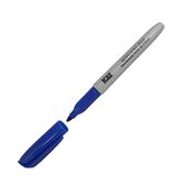 Pincel Marcador Permanente Azul Ponta 2mm Unidade