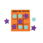 Jogo Da Velha E.V.A  11 Peças Jogo de Tabuleiro