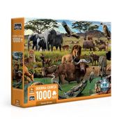 Quebra Cabeça Puzzle Savana Africana 1000 Peças - Game Office