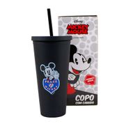 Copo canudo mickey mouse