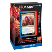 Magic The Gathering Commander Deck Batalha Pelo Portal de Baldur Portugues Jogo Cartas