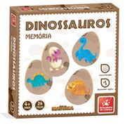 Jogo Da Memoria Dinossauros 24 Pecas Brincadeira De Crianca