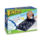 Jogo Bingo Com 48 Cartelas E 90 Bolinhas +5 Anos Nig