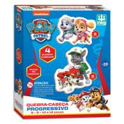 Quebra Cabeca Progressivo Patrulha Canina 36 Pecas Nig