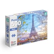 Quebra Cabeca Puzzle 500 Pecas Franca Paris +7 Anos Nig