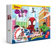 Quebra-Cabeça - Disney - Marvel - Spidey And His Amazing Friends - 48 Peças - Jak - Grande - Toyster