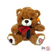 Urso De Pelúcia Cores Sortidas 25cm Fizzy - Marrom