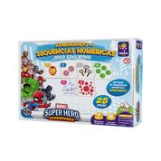 Jogo Educativo - Aprendendo as Sequências Numéricas - Disney - Marvel - Super Hero - 25 Peças - Mimo