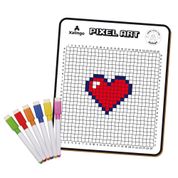 Jogo Educativo - Pixel Art - Quadro Para Colorir - Xalingo