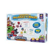 Jogo Educativo - Aprendendo as Palavras em Inglês - Disney - Marvel - Super Hero - 40 Pares - Mimo