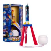 Brinquedo Infantil Lançador Foguete Apollo Voa até 15 metros ao Pisar