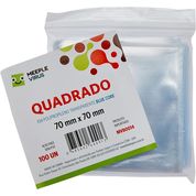 Sleeves Quadrado 70 x 70 mm Blue Core - Meeple Virus