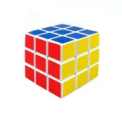 Cubo Mágico Pro 3x3x3 Com Adesivo Fundo Branco