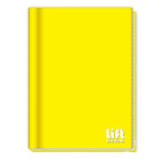 Caderno Brochurao Capa Dura Amarelo 20x27,5cm C/ 96Fls