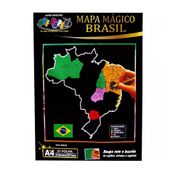 MAPA MÁGICO BRASIL RASPADINHA A4 C/BASTÃO