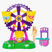 Playset com Mini Figura e Acessório - Parque da Judy - Roda Gigante - Samba Toys