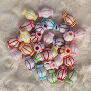 Entremeio Balão 13mm Peça Montagem Hobby Biju Miçanga 15unid