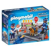 Playmobil 6924 - Unidade De Bloqueio Com Cão