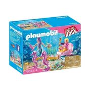 Playmobil - Carruagem Com Cavalos Marinhos