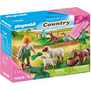 Playmobil 70608 Agricultor com animais pastando