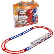 MINI TREM FERRORAMA INFANTIL HERO LOCOMOTIVA TRILHOS PILHA