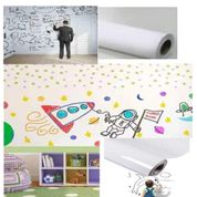 ADESIVO DE PAREDE LOUSA QUADRO BRANCO PAPEL PARA ESCREVER 2 METROS DECORATIVO DE ATIVIDADES