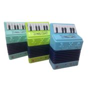 BRINQUEDO MUSICAL MINI SANFONA INFANTIL ACORDEON ESTILO PROFISSIONAL SOM E LUZ BRINQUEDO